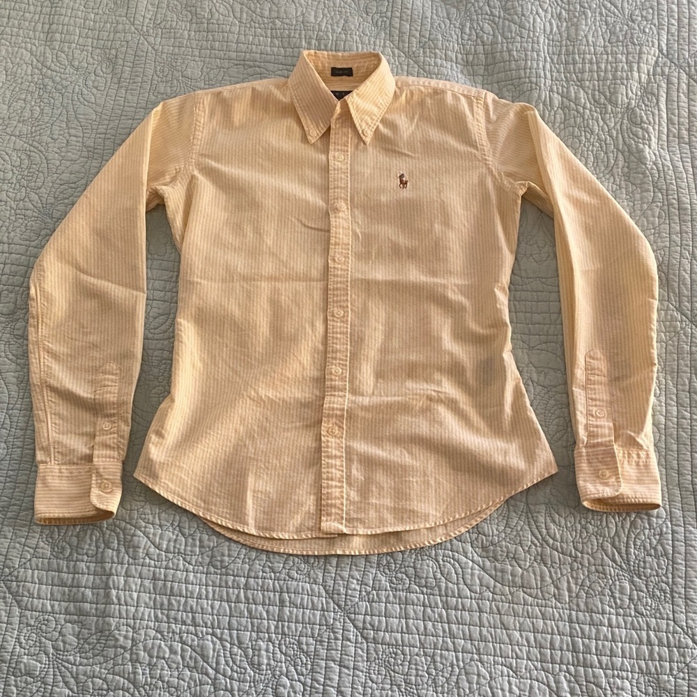 Ralph Lauren Women's Striped Button-Down Shirt